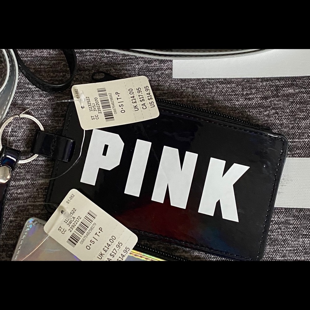 Black Victoria’s Secret PINK lanyard